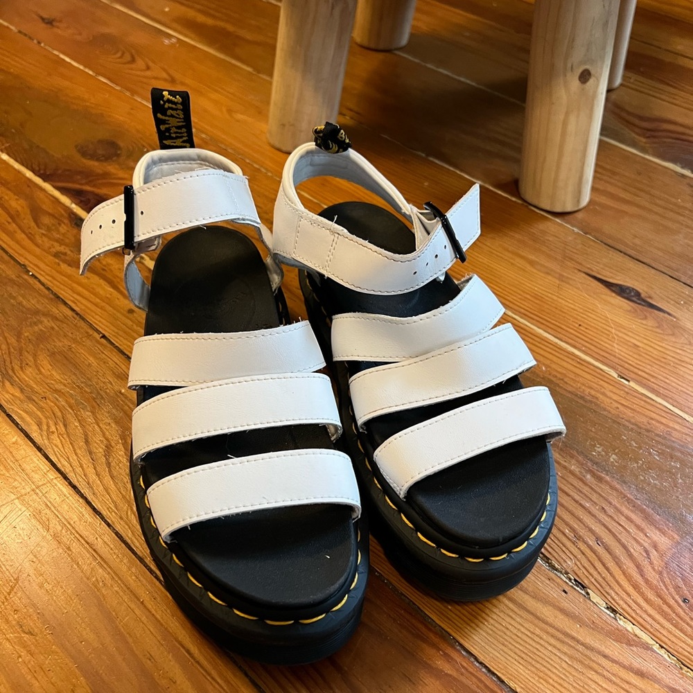 Dr. Martens Sandals White and Black